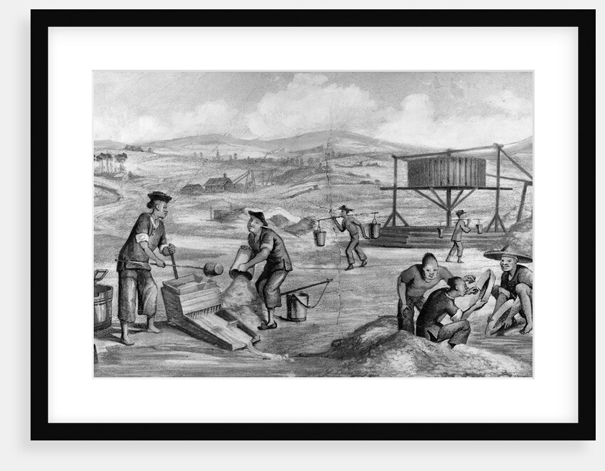 Immigrants Panning for Gold by Anonymous