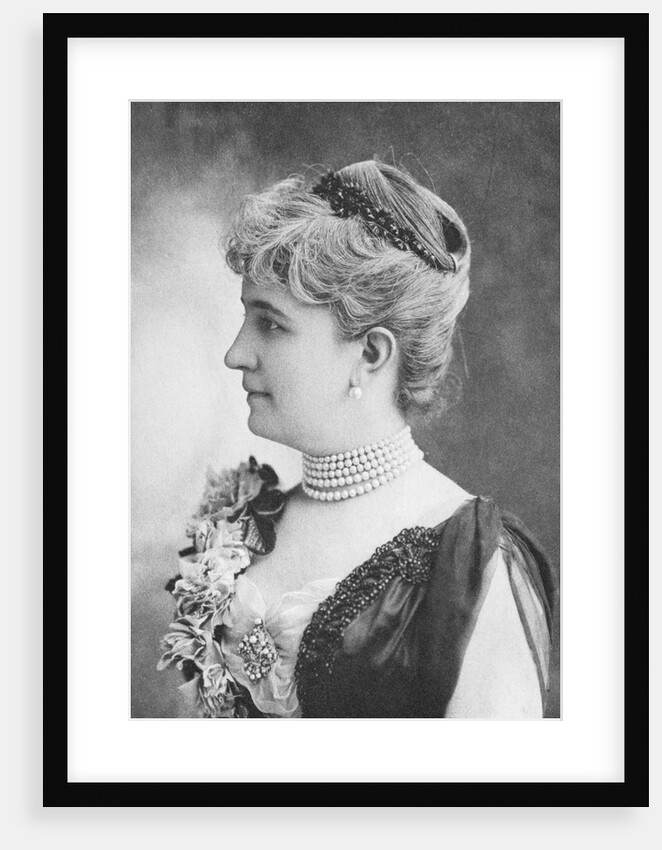 Profile Portrait of Bertha Palmer by Anonymous