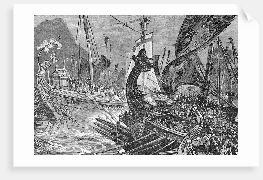 Ships at Battle Scene by Anonymous