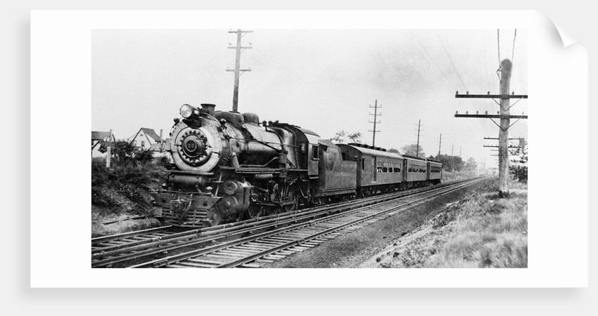 Train Leaving Station by Anonymous