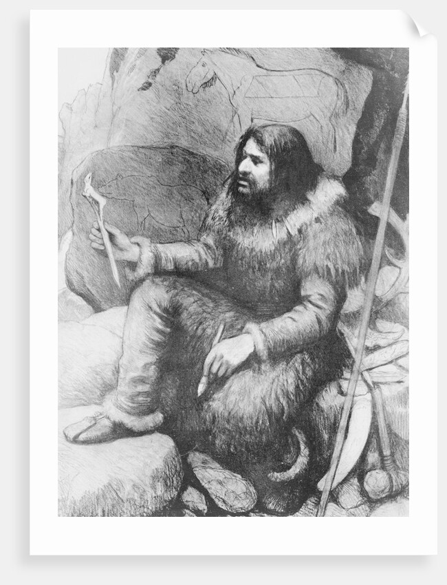 Man from Magdalenian Period by Anonymous