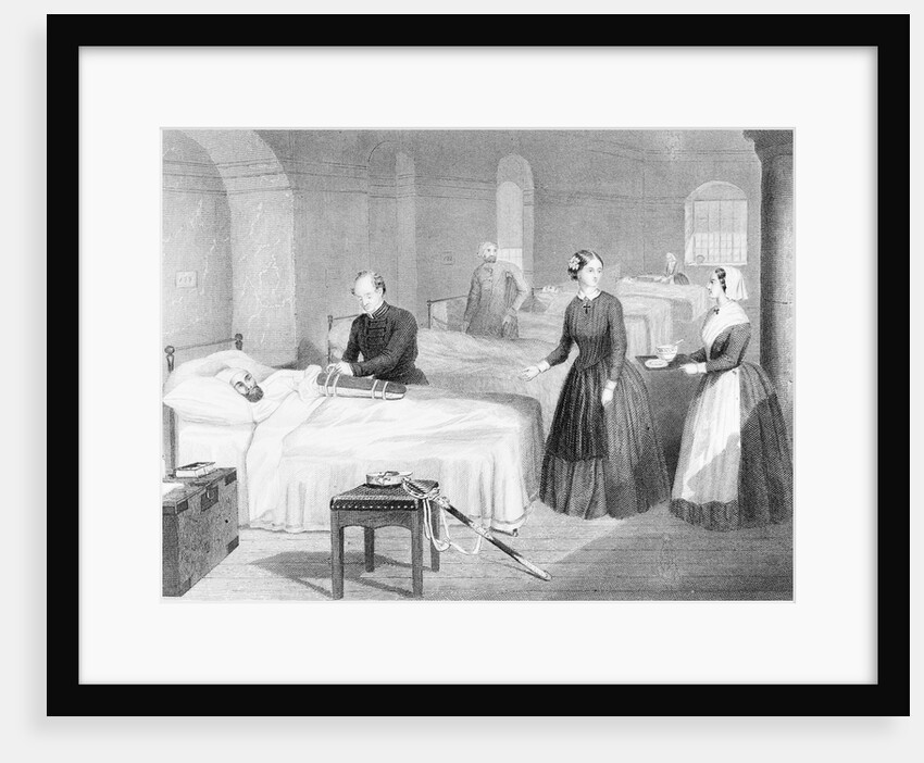 Miss Nightingale in the Hospital at Scutari by Anonymous