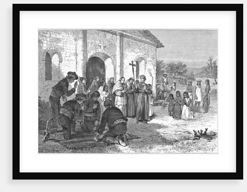 Priest Leading Procession by Anonymous