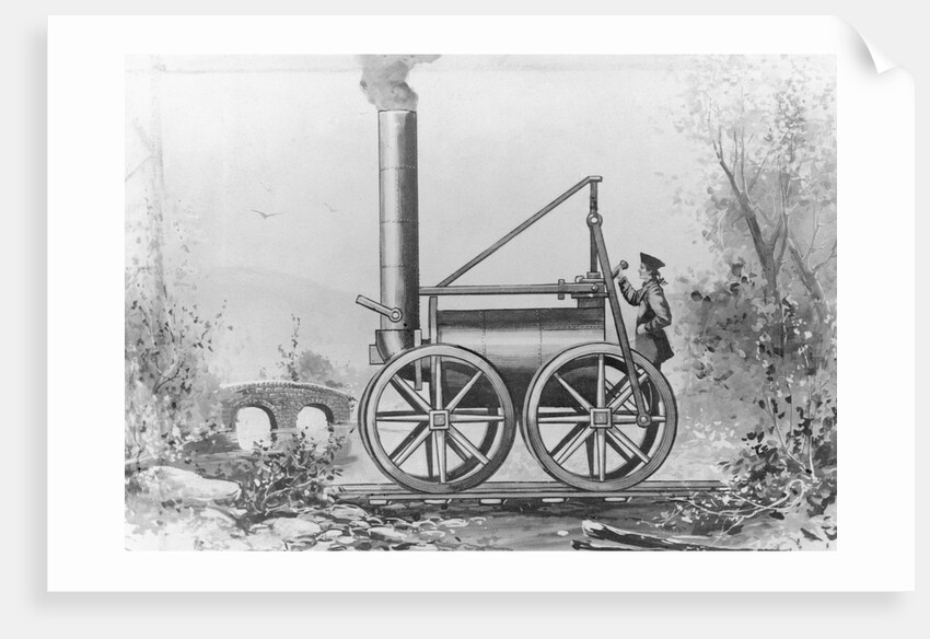 Trevithick's Locomotive of 1808 by Anonymous