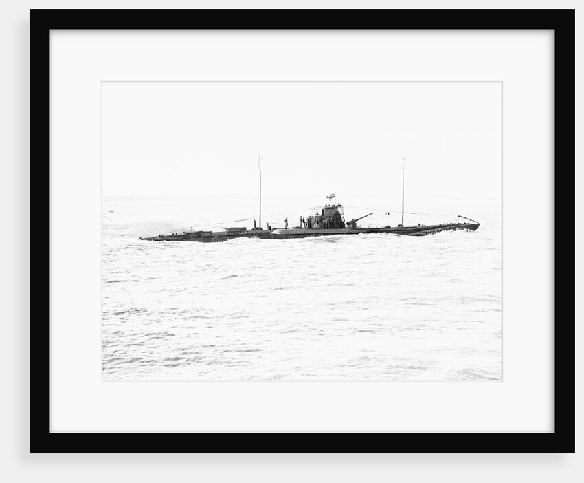 German Submarine on Raid in Atlantic by Anonymous