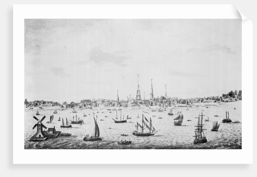 Boat-Filled Harbor by Anonymous
