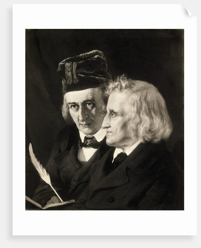 Portrait of the Brothers Grimm by Anonymous