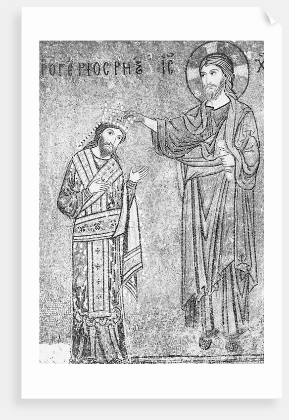Christian Depiction with King Roger II by Anonymous