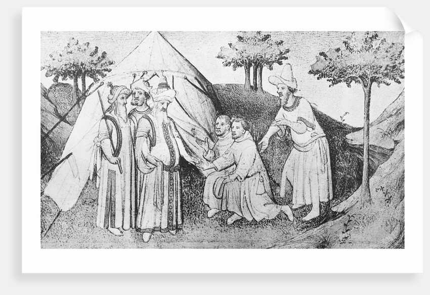 Kublai Khan Greeting Visitors by Anonymous