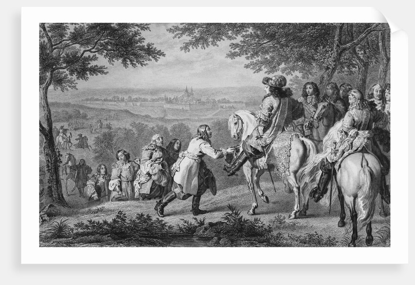 Louis XIV Receiving Key to City by Anonymous