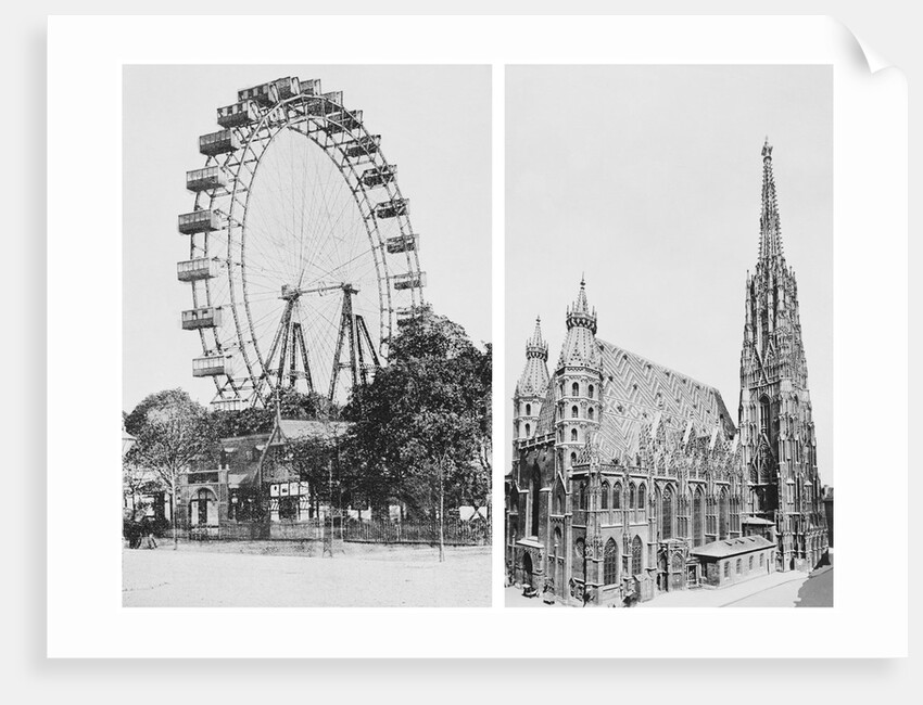 Ferris Wheel and St. Stephen's by Anonymous