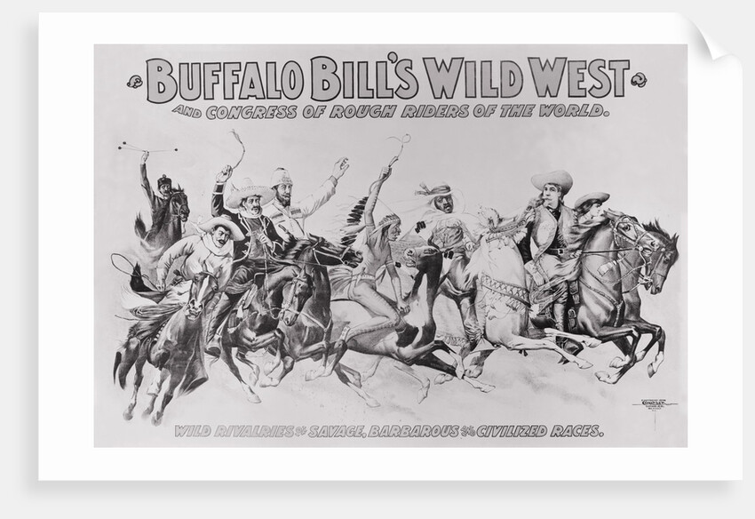 Poster on the Wild West by Anonymous