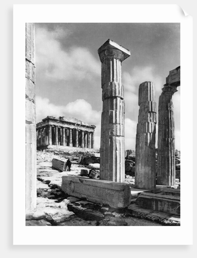View Of Propylaes And Parthenon by Anonymous