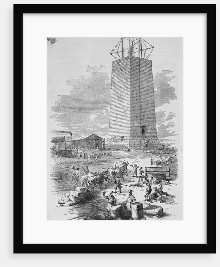 View of the Washington Monument As It Now Appears Illustration by Anonymous