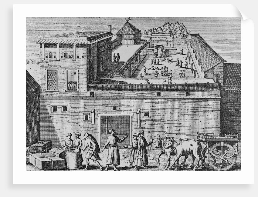 British Trading Station in India by Anonymous