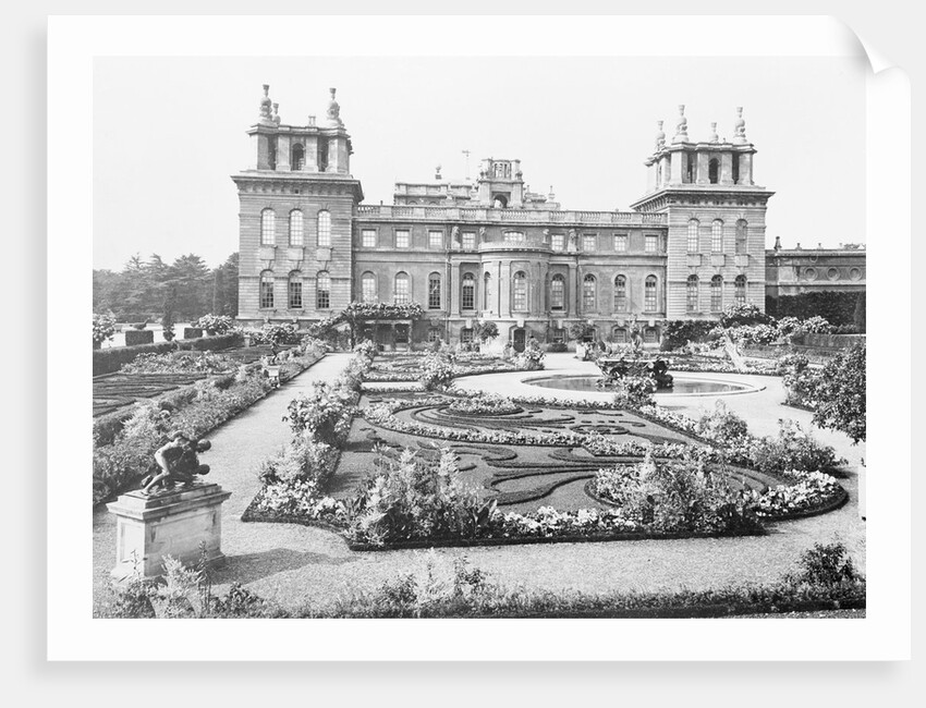 Ground View of Blenheim Palace in England by Anonymous
