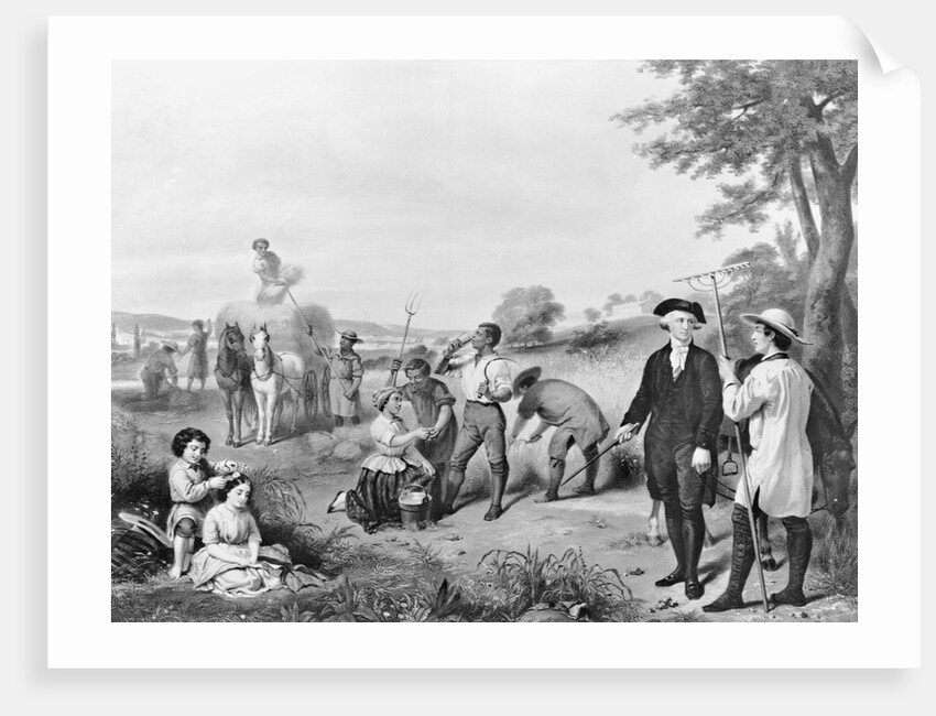 George Washington Conversing with Workers by Anonymous