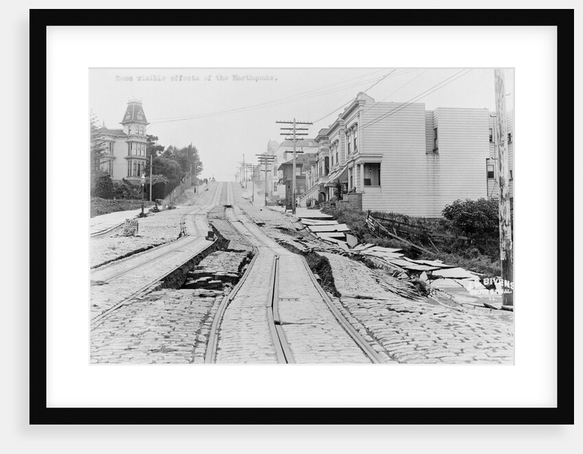 Earthquake Torn Street of San Francisco by Anonymous