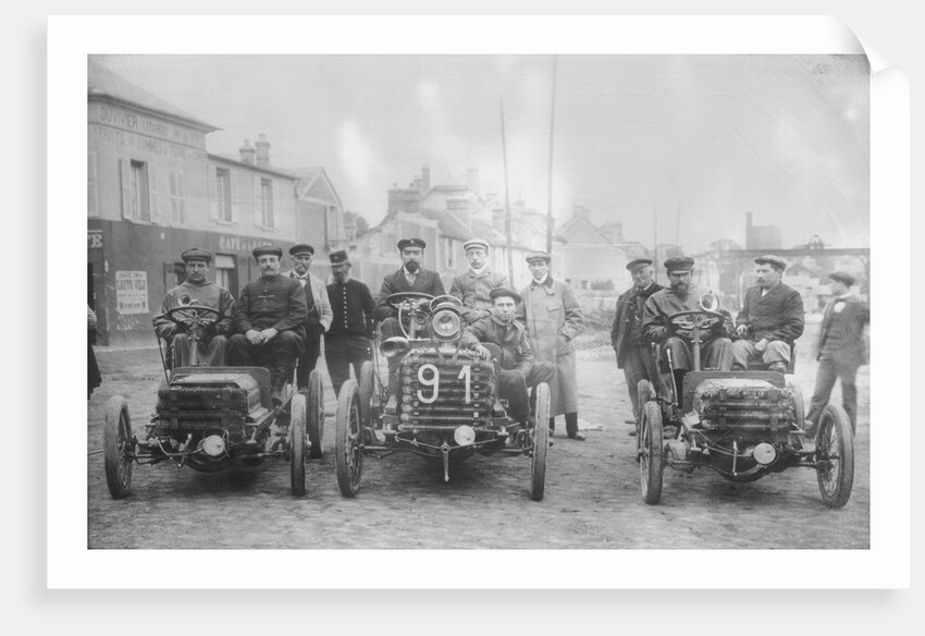 Cars Participating in Paris Rouen Race by Anonymous