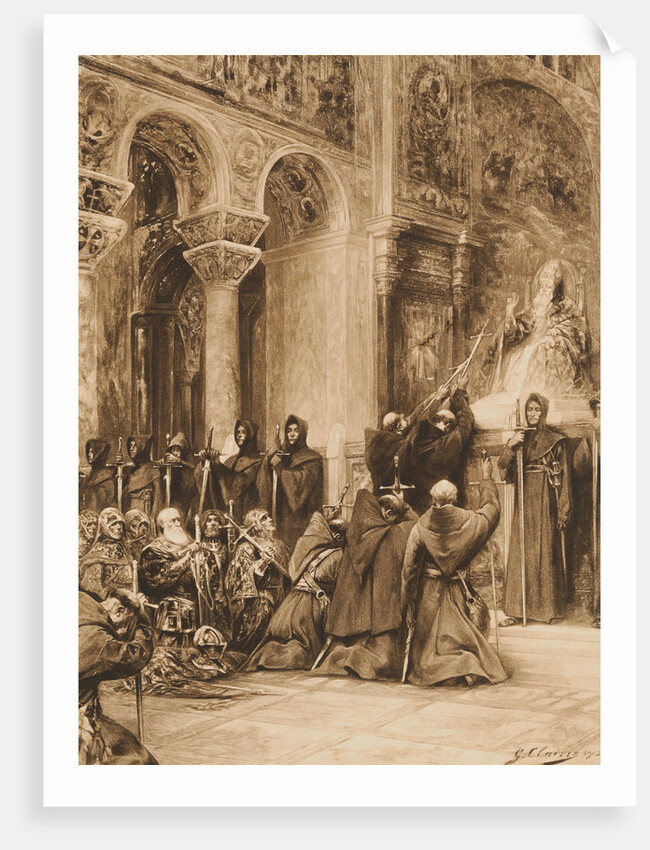 Crusaders Receiving Blessings by Anonymous