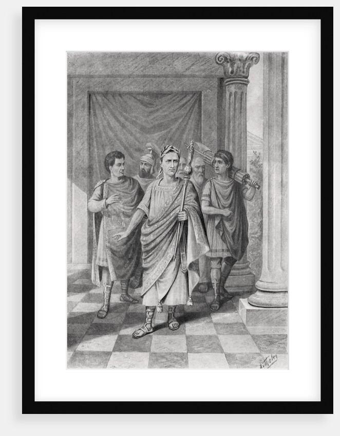 Julius Caesar and His Entourage by Anonymous