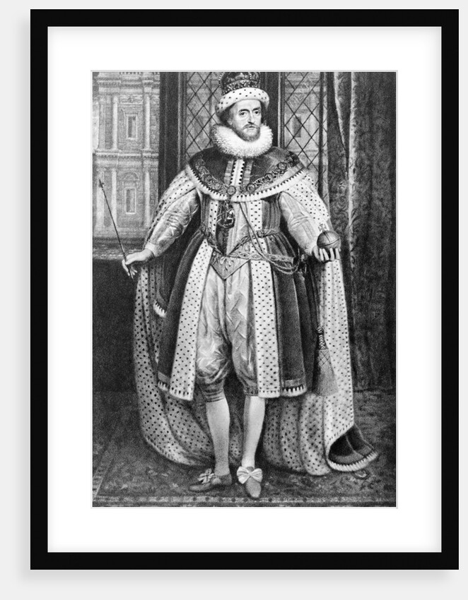 James I of England in Royal Attire by Anonymous