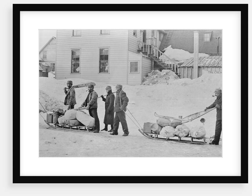 Men Heading for Yukon for Gold Rush by Anonymous
