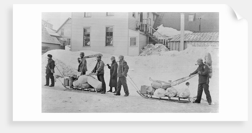 Men Heading for Yukon for Gold Rush by Anonymous