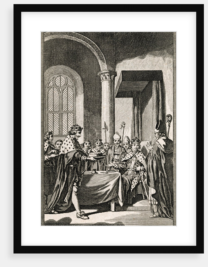 King Henry II of England Being Served by His Loyals by Anonymous