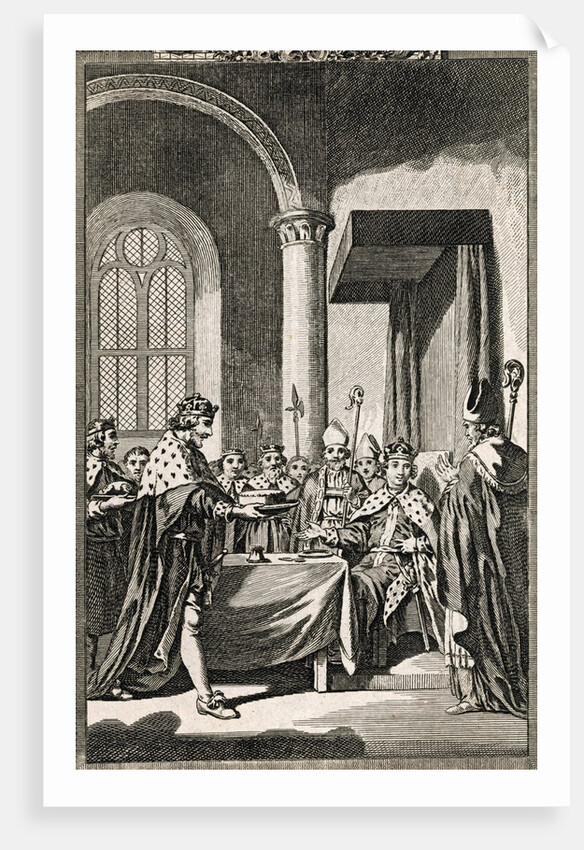 King Henry II of England Being Served by His Loyals by Anonymous
