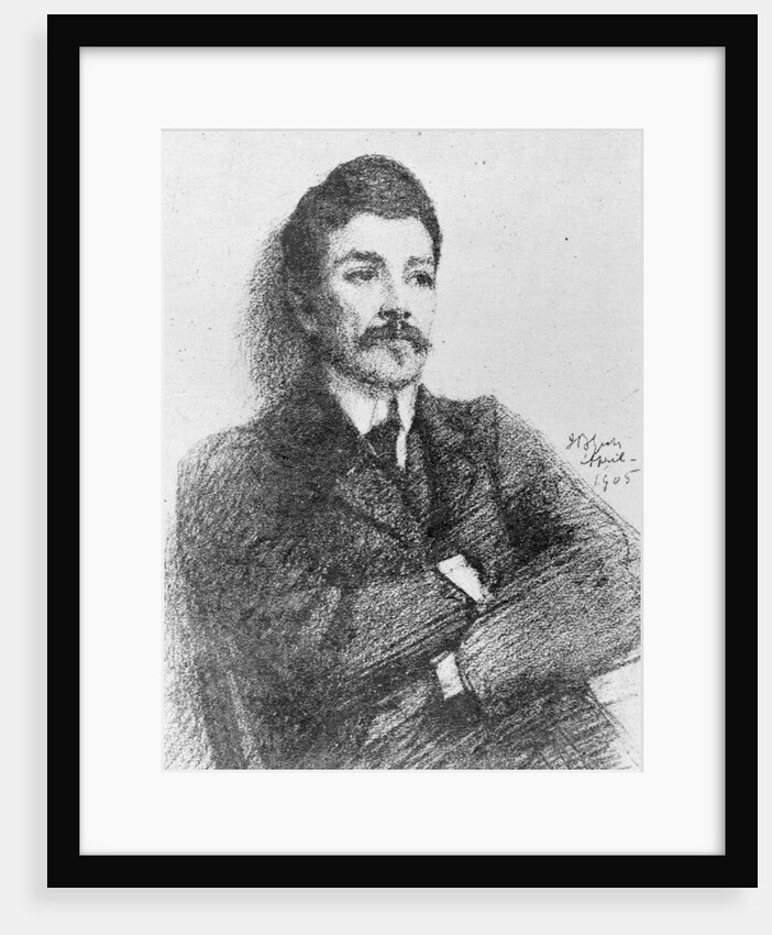 Drawing of John Millington Synge by John Butler Yeats