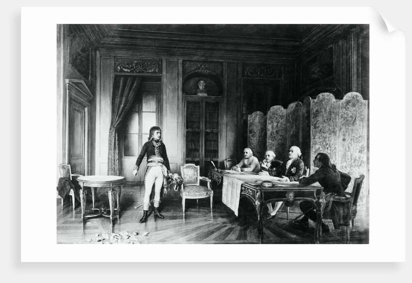 Napoleon Negotiating Peace of Campoformio by Anonymous
