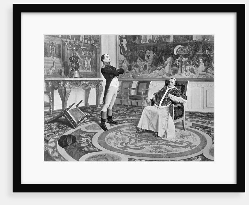 Napolean and Pope Pius the VII by Anonymous