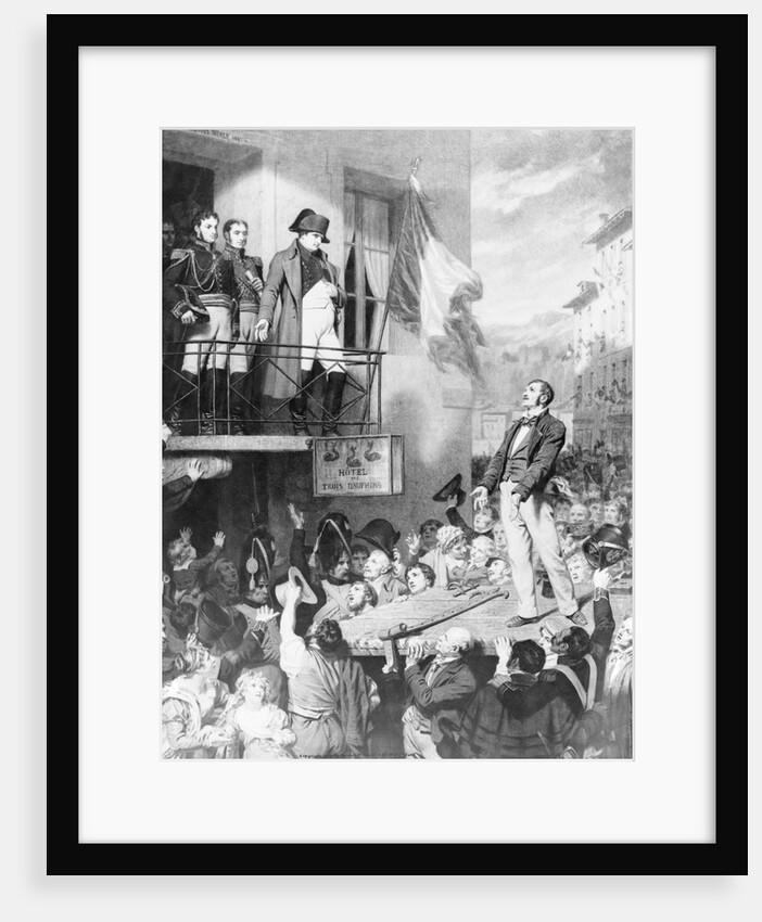 Crowd Welcoming Napoleon by Anonymous