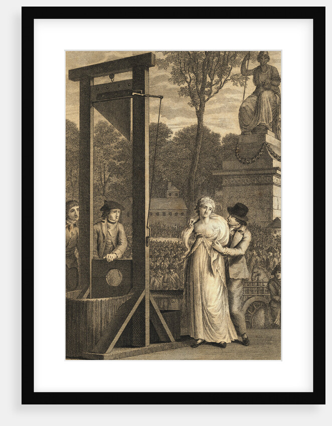 Charlotte Corday Being Led to Guillotine by Anonymous