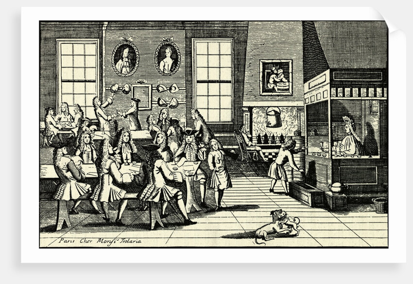 Scene at Coffee Shop by Anonymous
