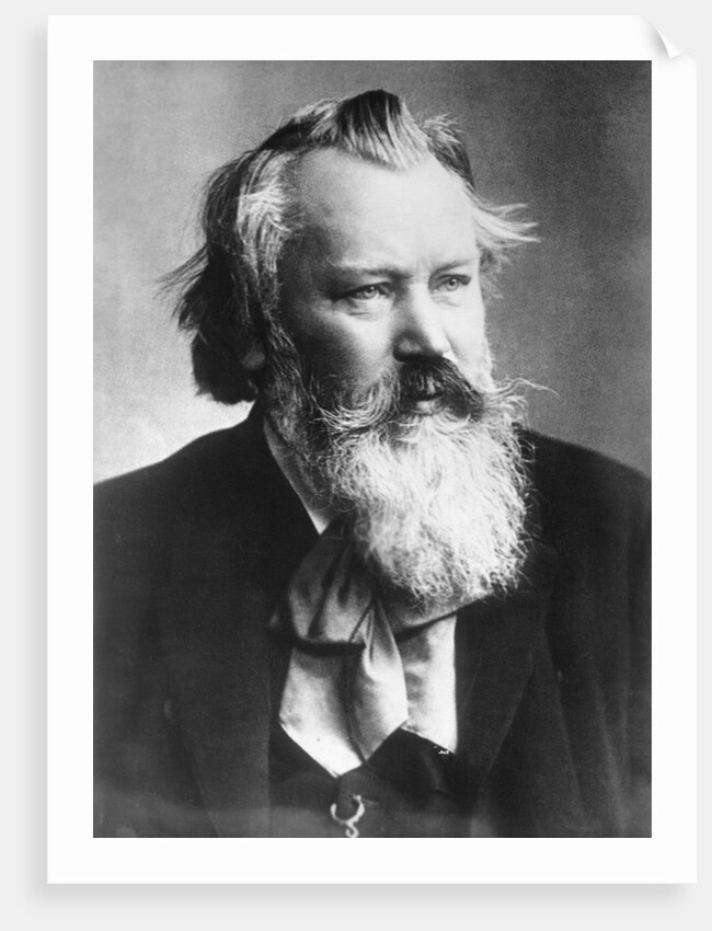 Composer Johannes Brahms in Suit by Anonymous
