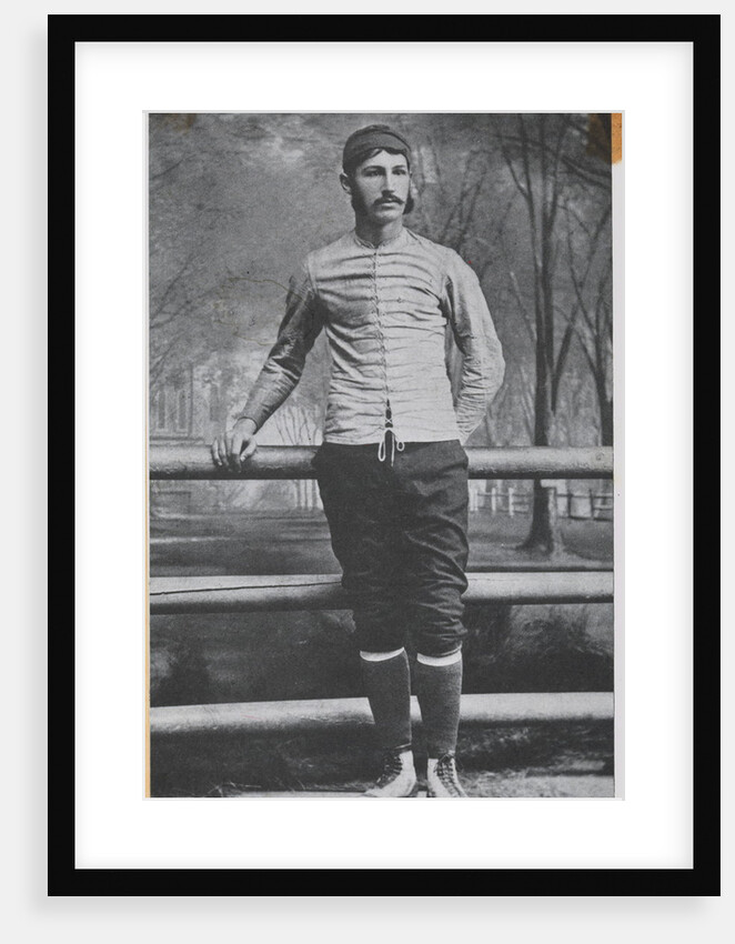 Walter Camp pictured as Yale's Captain, 1878-79 by Anonymous
