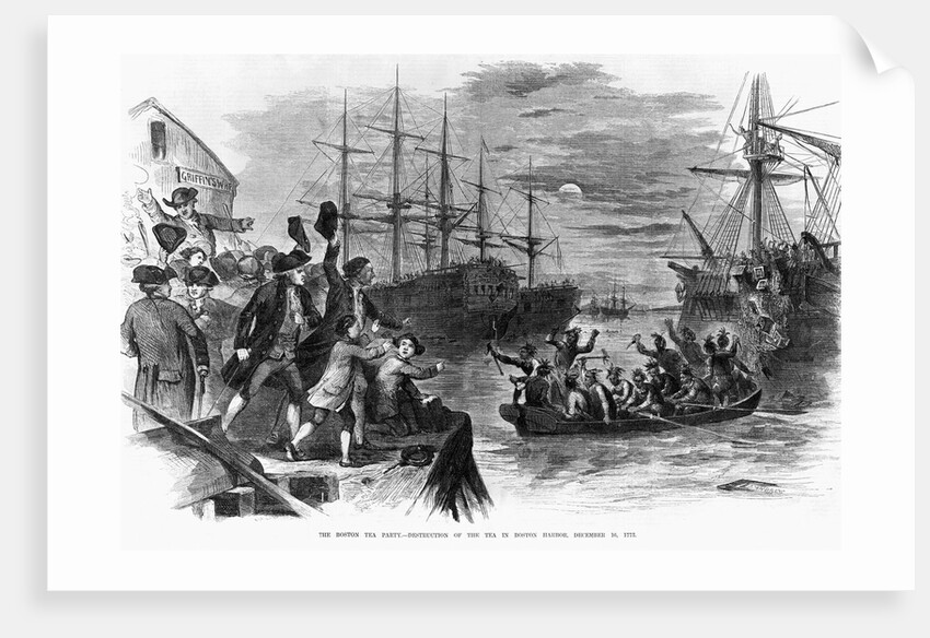 The Boston Tea Party, December 16,1773 by Anonymous