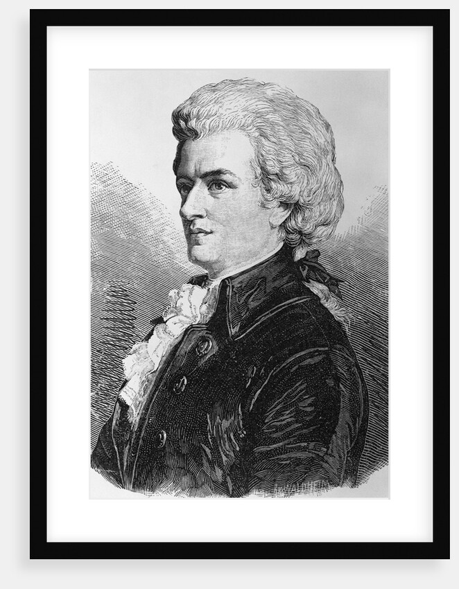Portrait of Wolfgang Amadeus Mozart by Anonymous