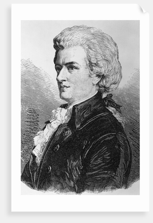 Portrait of Wolfgang Amadeus Mozart by Anonymous
