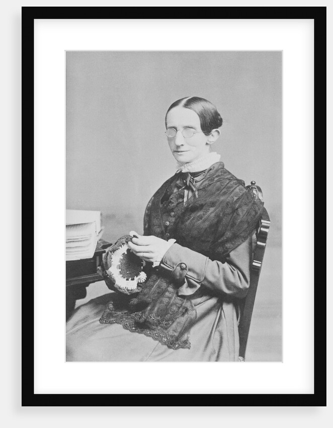 Blind and Deaf Laura Dewey Bridgman Handling Her Craft by Anonymous