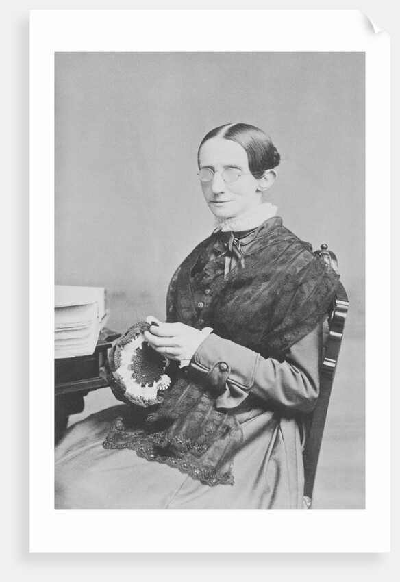Blind and Deaf Laura Dewey Bridgman Handling Her Craft by Anonymous