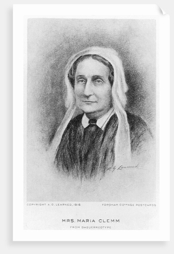Portrait of Maria Clemm by Anonymous