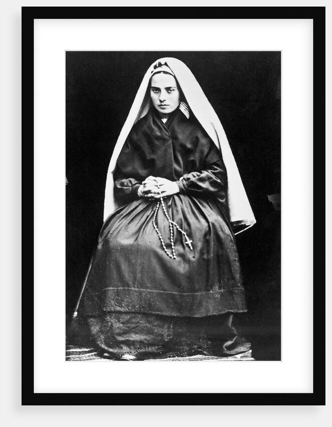 Portrait of Saint Bernadette of Lourdes by Anonymous