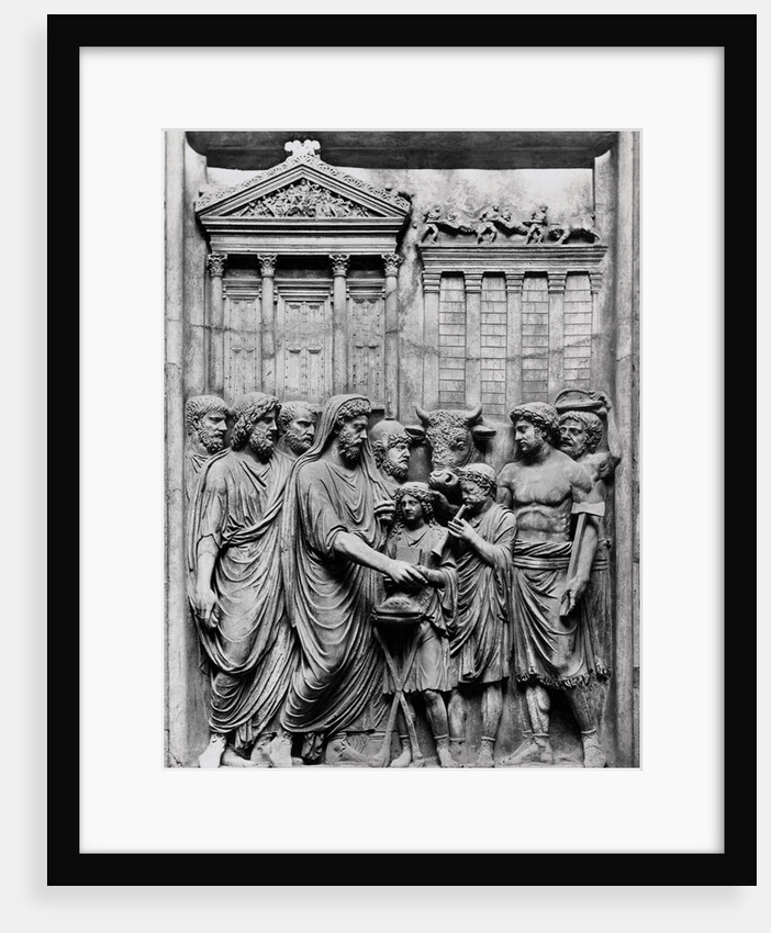 Marcus Aurelius with Entourage by Anonymous