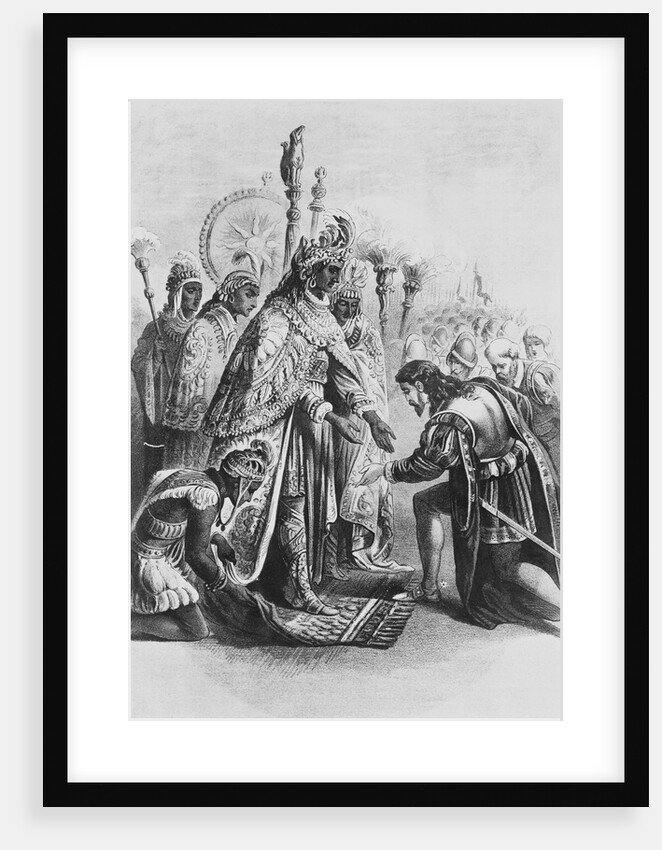 Montezuma Receiving Visitor by Anonymous