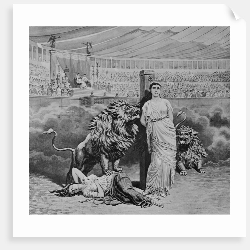 Lions Attacking Martyrs by Anonymous