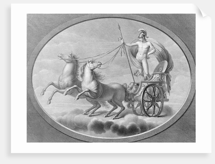 Mars Riding in Horsedrawn Carriage by Anonymous