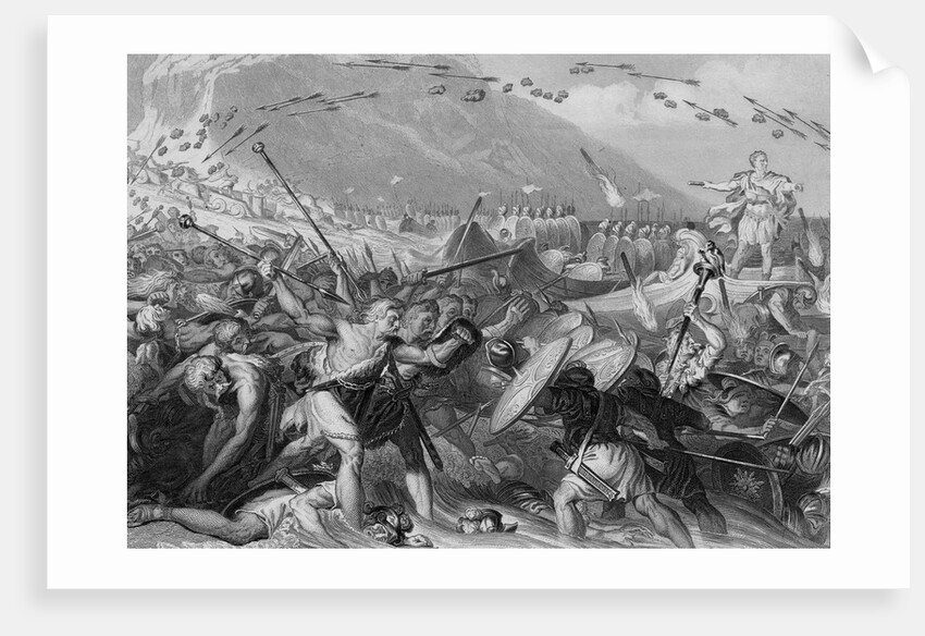 Julius Caesar and Troops Going to War by Anonymous